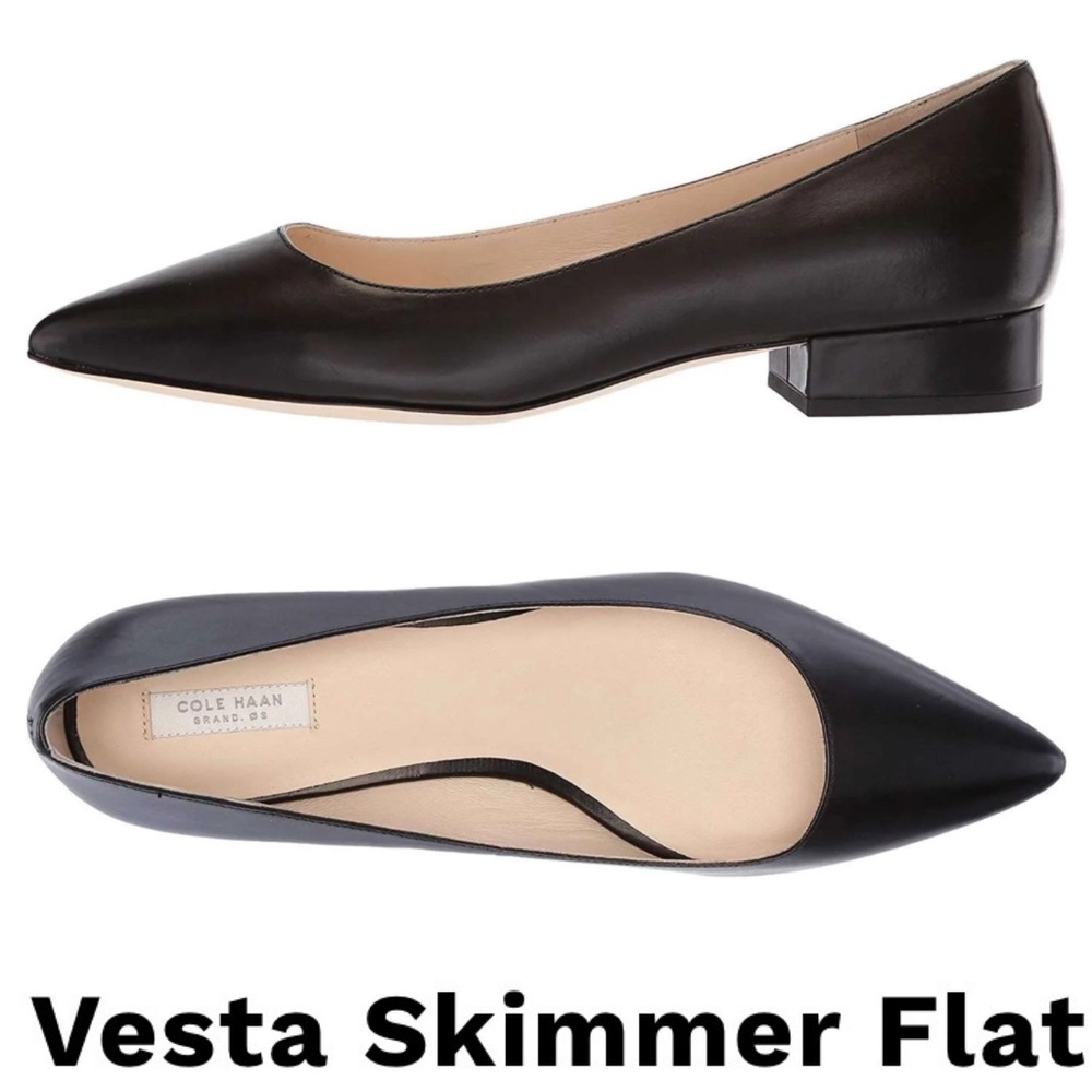 Cole Haan Vesta Skimmer Flat Wide Width(!!)